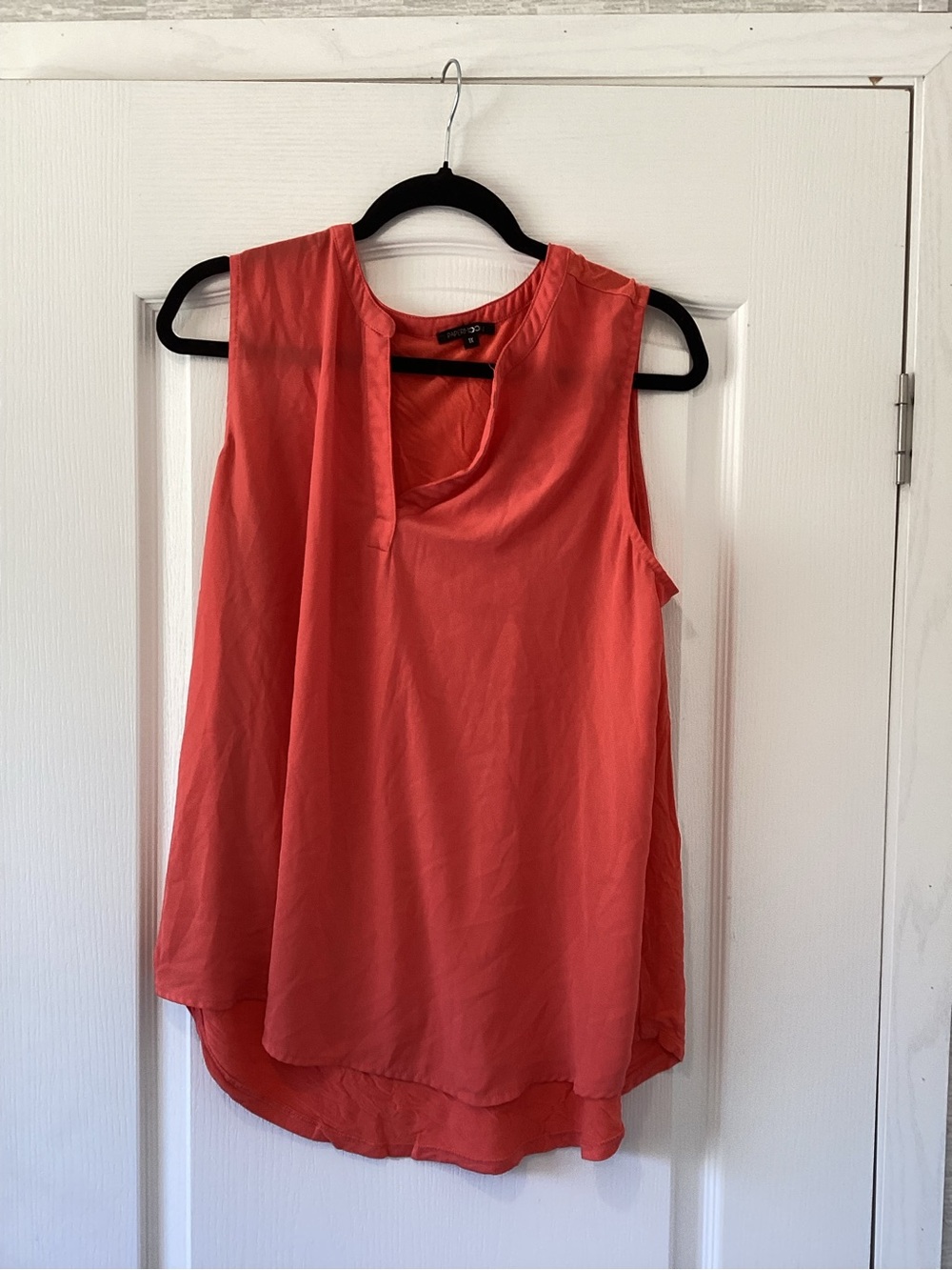 Papermoon Coral Sleeveless Draped Neck Blouse 1XL EUC